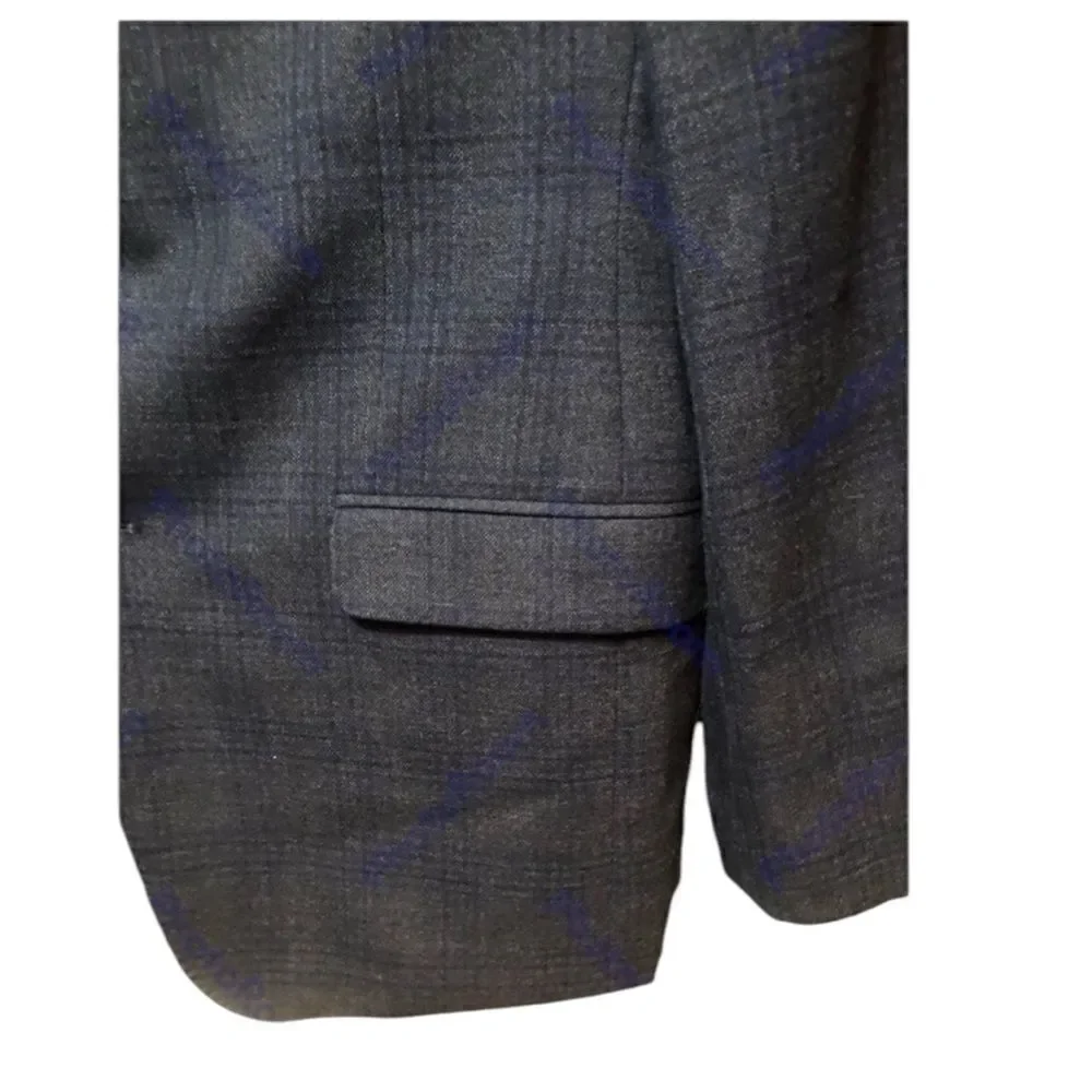 Men’s Unbranded High Quality Wool Blend Work Office Casual Blazer Size 42